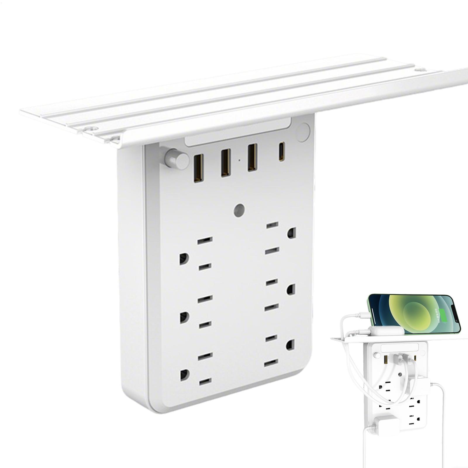 Wall Shelf Commercial Kitchen - Stasiun Pengisian Daya Dinding Multi Stopkontak