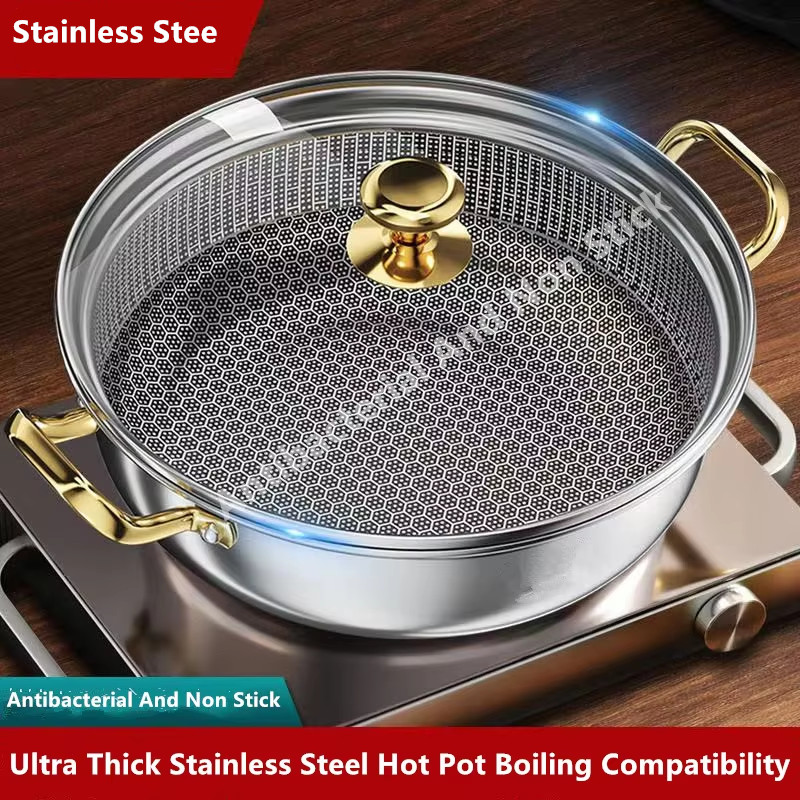 Soup Kettle Warmer - Panci Sup Stainless Steel 30cm Anti