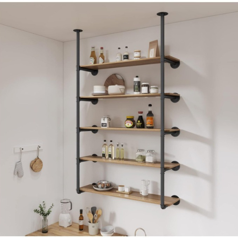 Wall Shelf Commercial Kitchen - Rak Dinding Rak Majalah Organizer Dapur