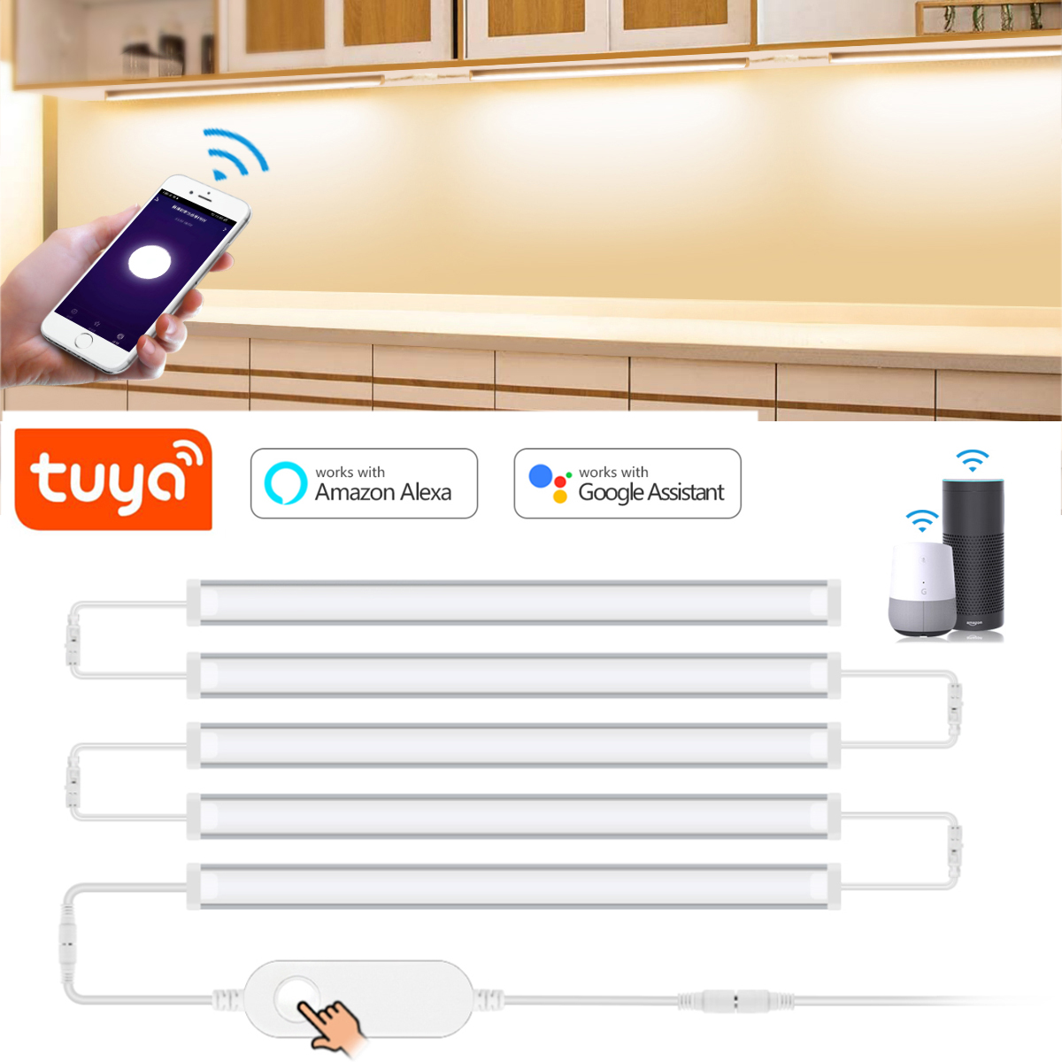 Commercial Kitchen Lights - 1-5 buah lampu LED pintar di