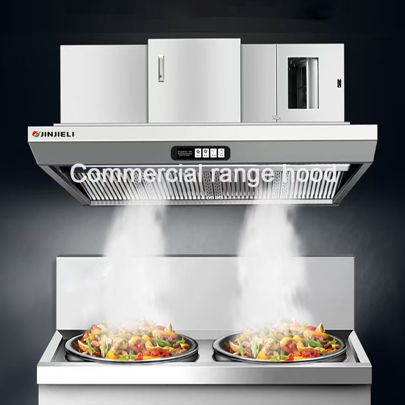 Range Commercial Kitchen - Penghisap Asap Dapur Cerdas Bersertifikasi ISO9001,