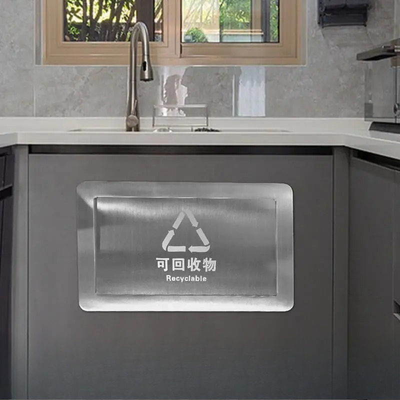 Commercial Kitchen Garbage Disposal - Tempat Sampah Buka Samping dari Baja