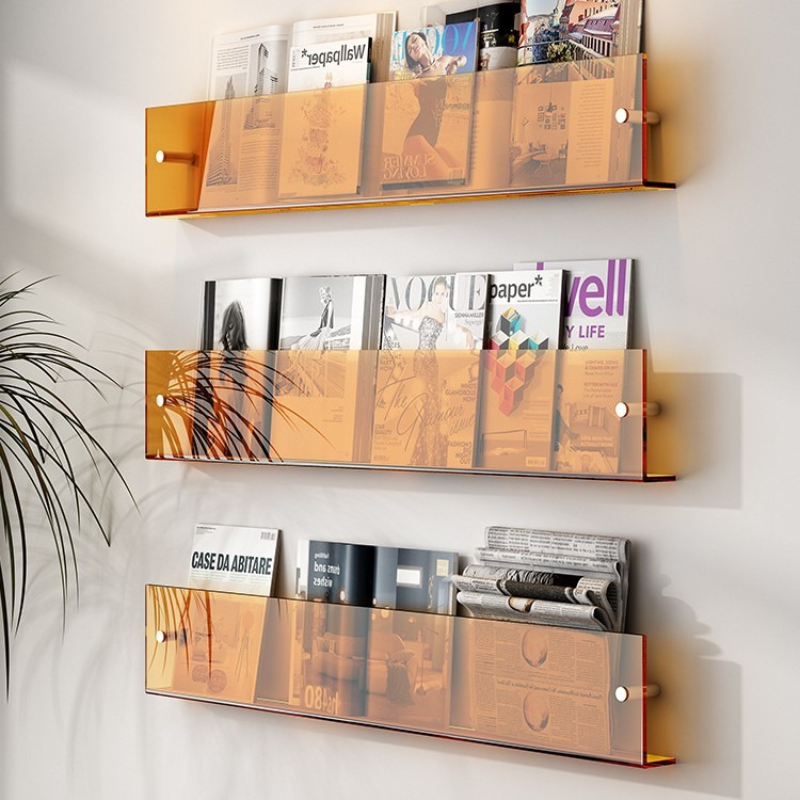Wall Shelf Commercial Kitchen - Rak Majalah Dapur Kantor Rak Dinding