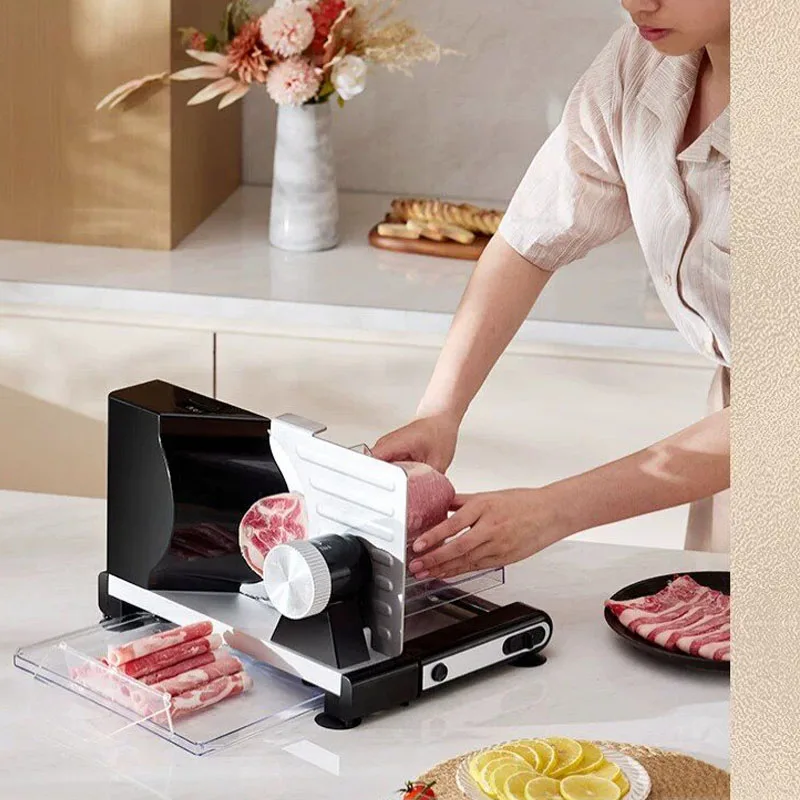 Meat Slicer Machine - Alat Pengiris Daging Listrik Rumah Tangga,