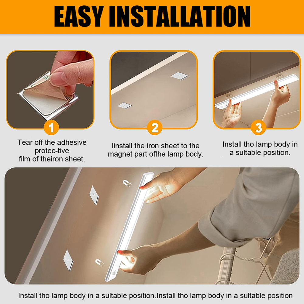 Lampu Malam Sensor Gerak LED U - Commercial Kitchen Lights ulasan dan harga