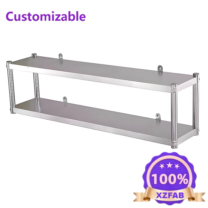 Rak Dapur Stainless Steel Teba - Wall Shelf Commercial Kitchen ulasan dan harga
