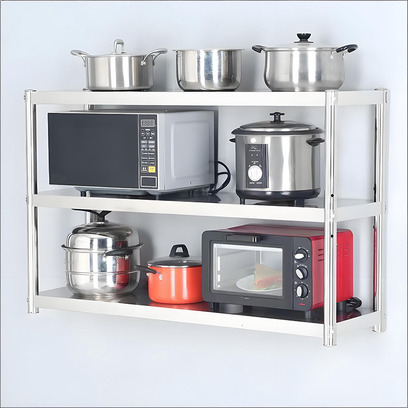 Rak Dapur Stainless Steel Teba - Wall Shelf Commercial Kitchen ulasan dan harga