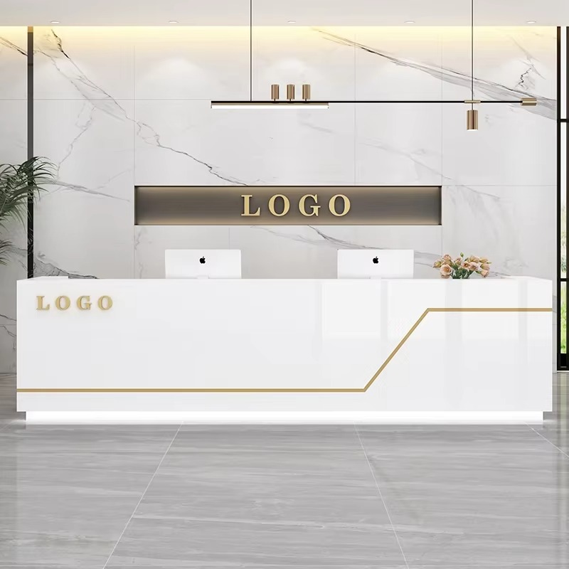 Meja Resepsionis Salon Mewah K - Commercial Kitchen Counter ulasan dan harga
