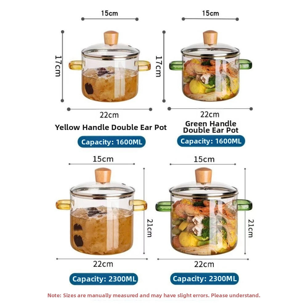 Panci Kaca Rumah Tangga Tebal  - Soup Kettle Warmer ulasan dan harga