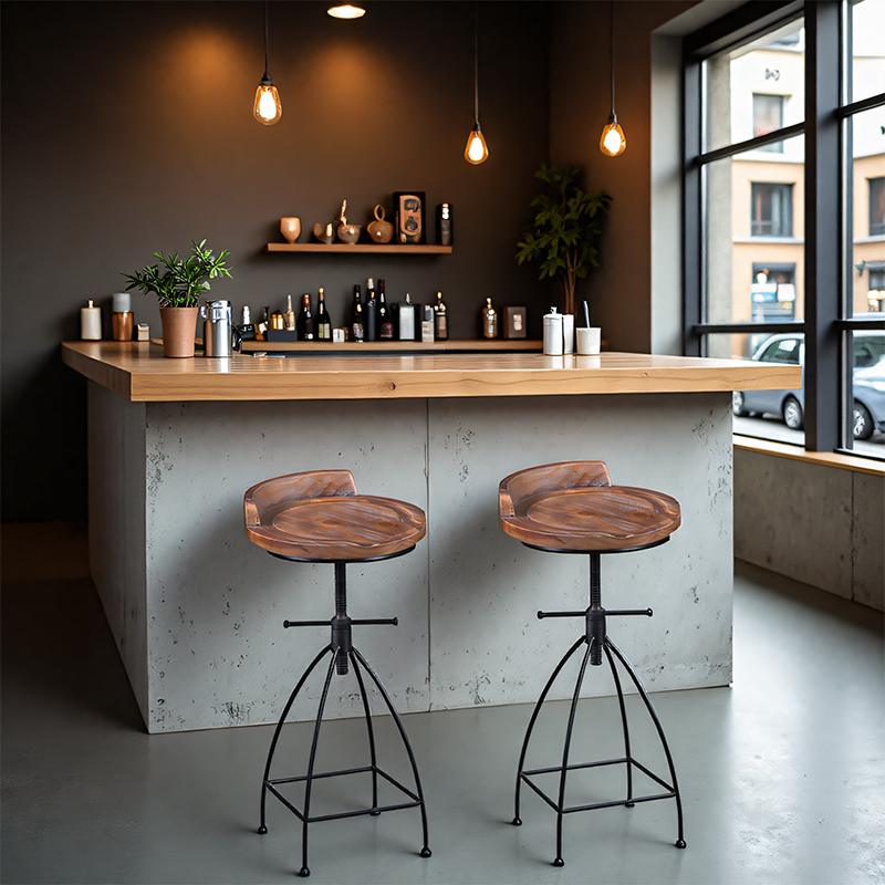 ‌ Bangku Bar Industri Dapat Di - Commercial Kitchen Counter ulasan dan harga