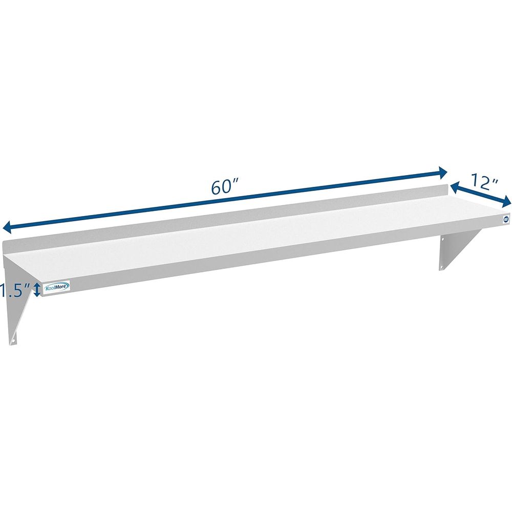 Rak Dinding Stainless Steel 12 - Wall Shelf Commercial Kitchen ulasan dan harga