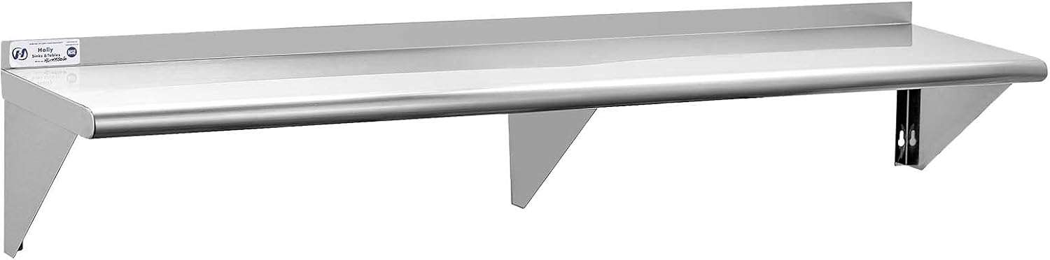 Rak Penyimpanan Dinding Stainl - Wall Shelf Commercial Kitchen ulasan dan harga