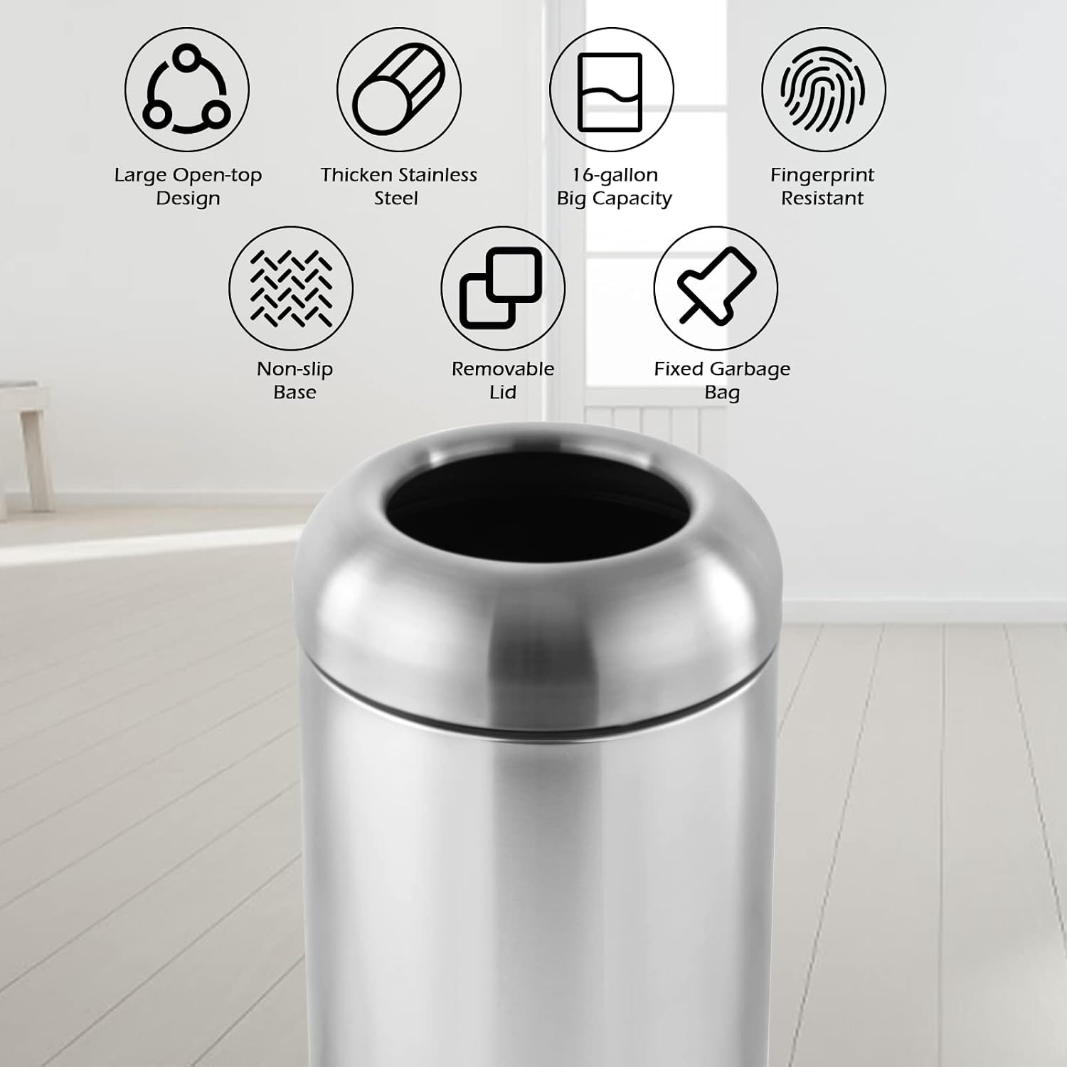 Tempat Sampah Terbuka Berbahan - Commercial Kitchen Garbage Disposal ulasan dan harga