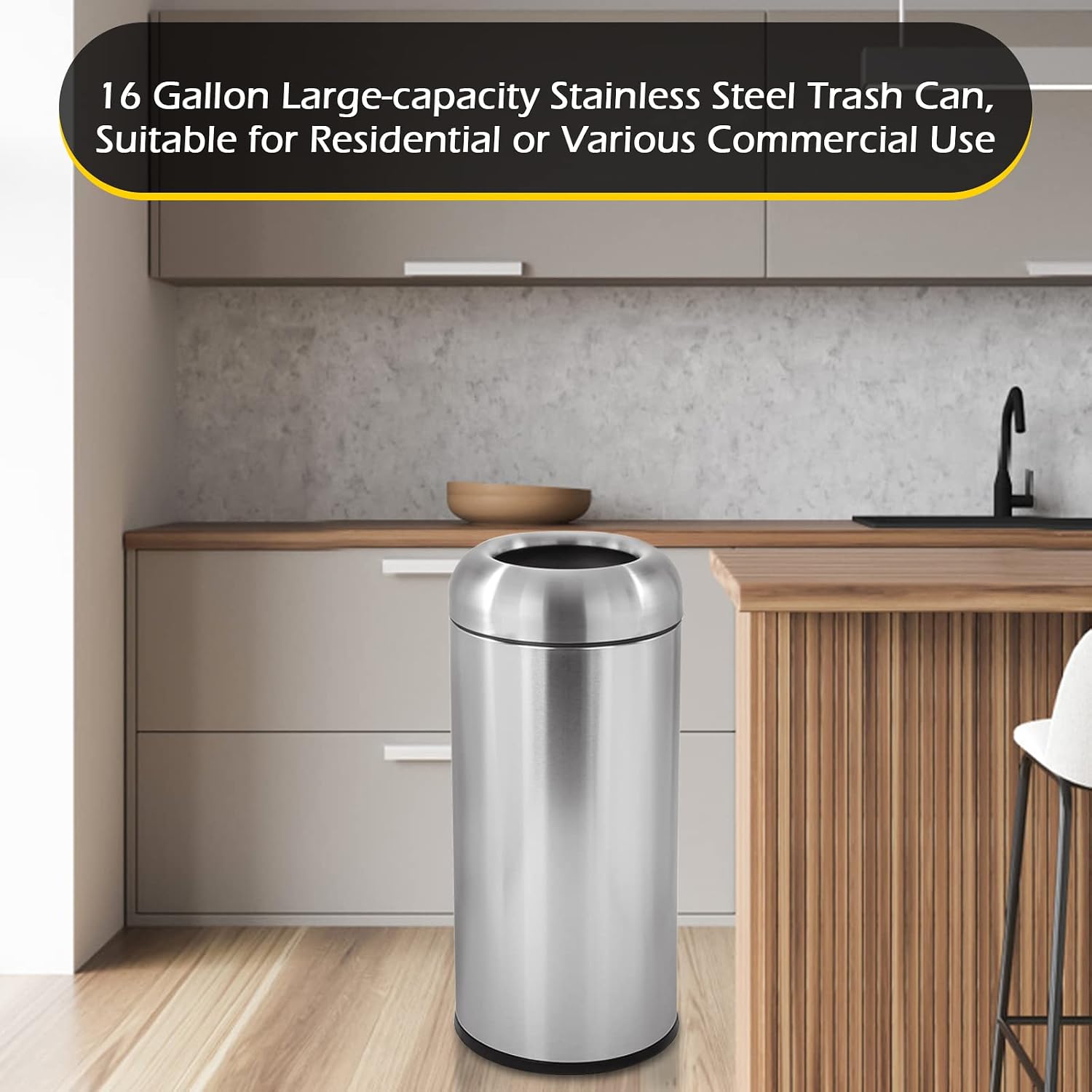 Tempat Sampah Terbuka Berbahan - Commercial Kitchen Garbage Disposal ulasan dan harga