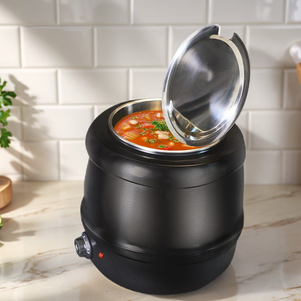Panci Sup 10L dengan Tutup Eng - Soup Kettle Warmer ulasan dan harga
