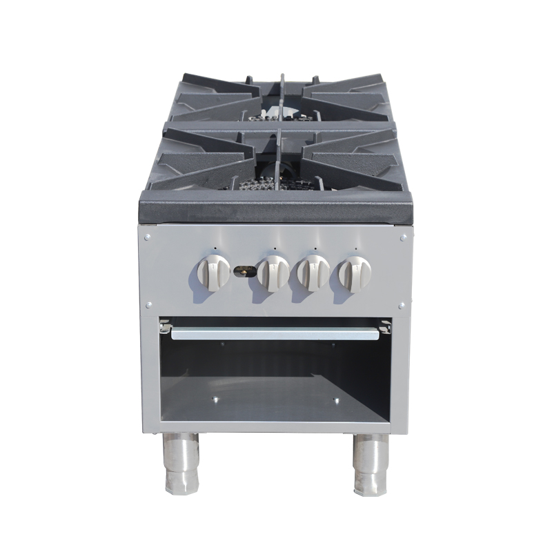 Kompor Industri 2 Tungku untuk - Range Commercial Kitchen ulasan dan harga