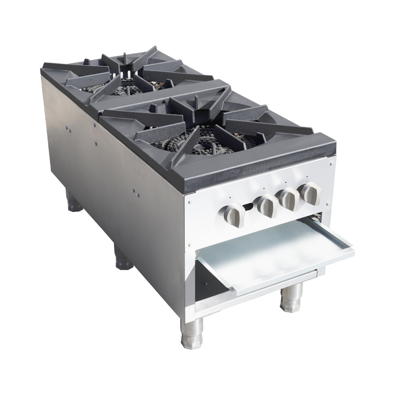 Kompor Industri 2 Tungku untuk - Range Commercial Kitchen ulasan dan harga