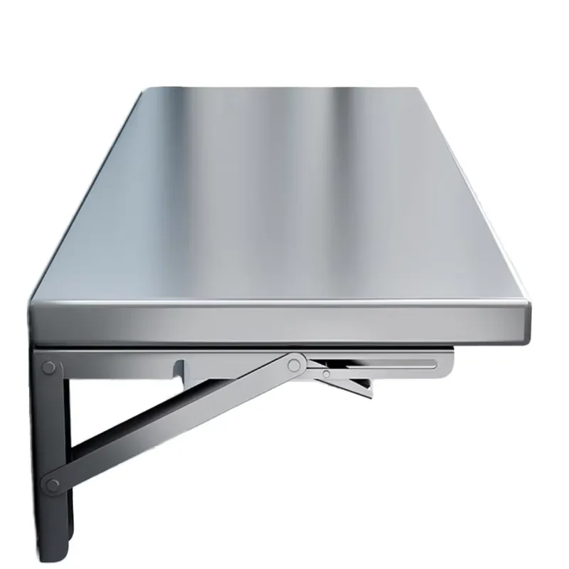 Rak Lipat Logam Stainless Stee - Wall Shelf Commercial Kitchen ulasan dan harga