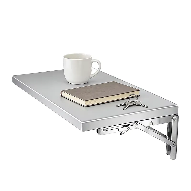 Rak Lipat Logam Stainless Stee - Wall Shelf Commercial Kitchen ulasan dan harga