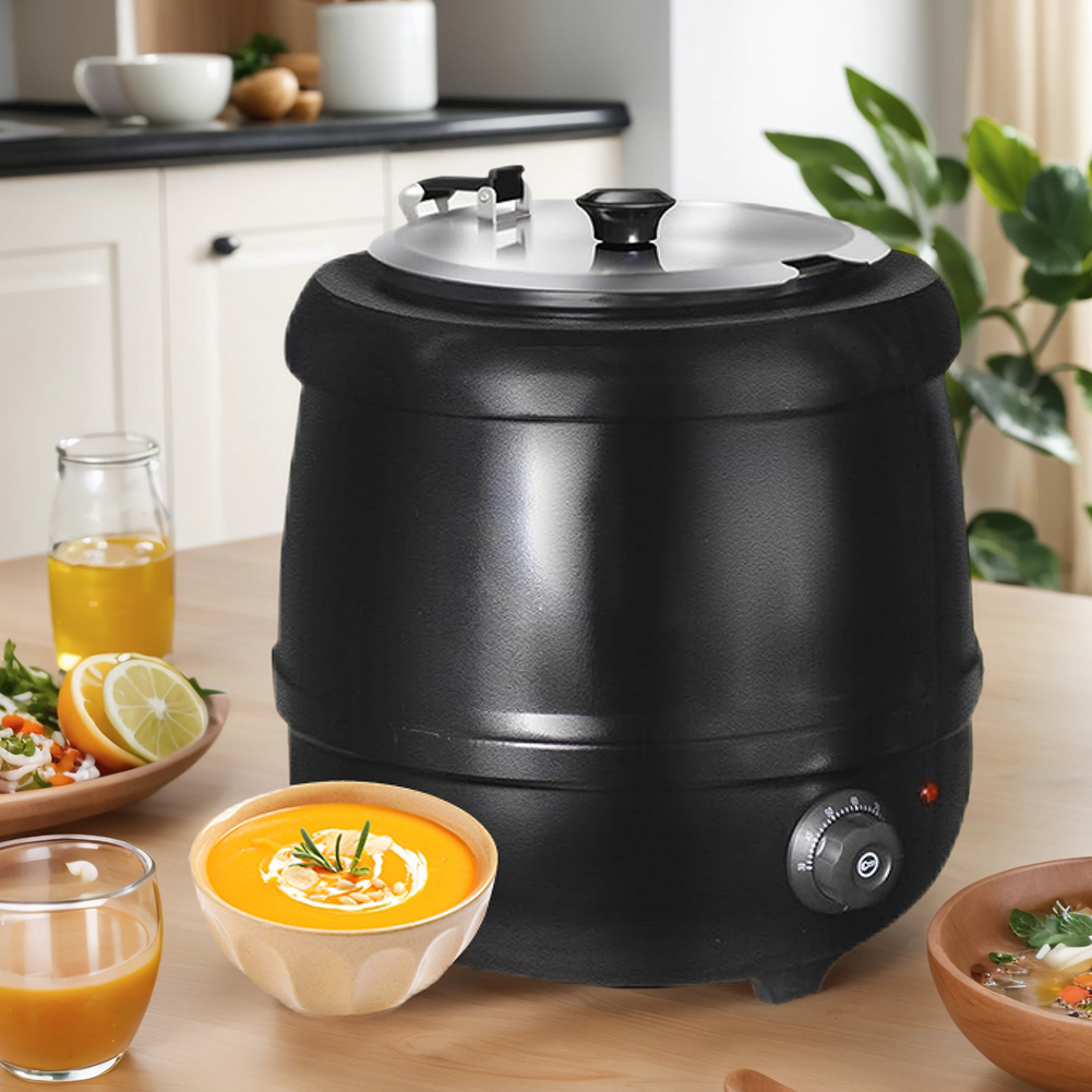 Ketel Sup 10L dengan Tutup Ber - Soup Kettle Warmer ulasan dan harga