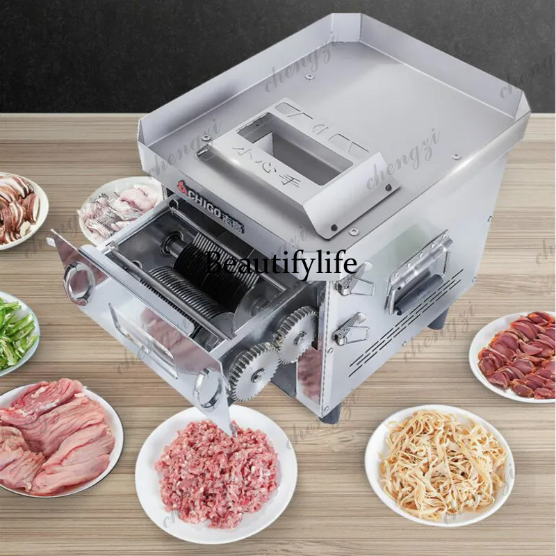 Alat Pengiris Daging Elektrik  - Meat Slicer Machine ulasan dan harga