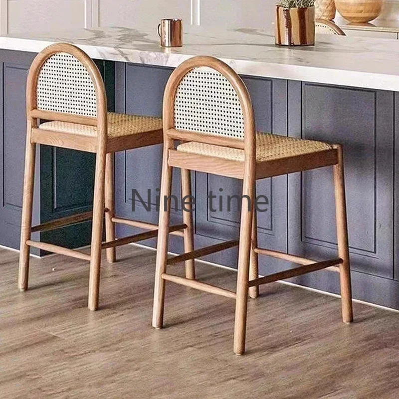 Kursi Bar Dapur Rotan Kayu Sol - Commercial Kitchen Counter ulasan dan harga